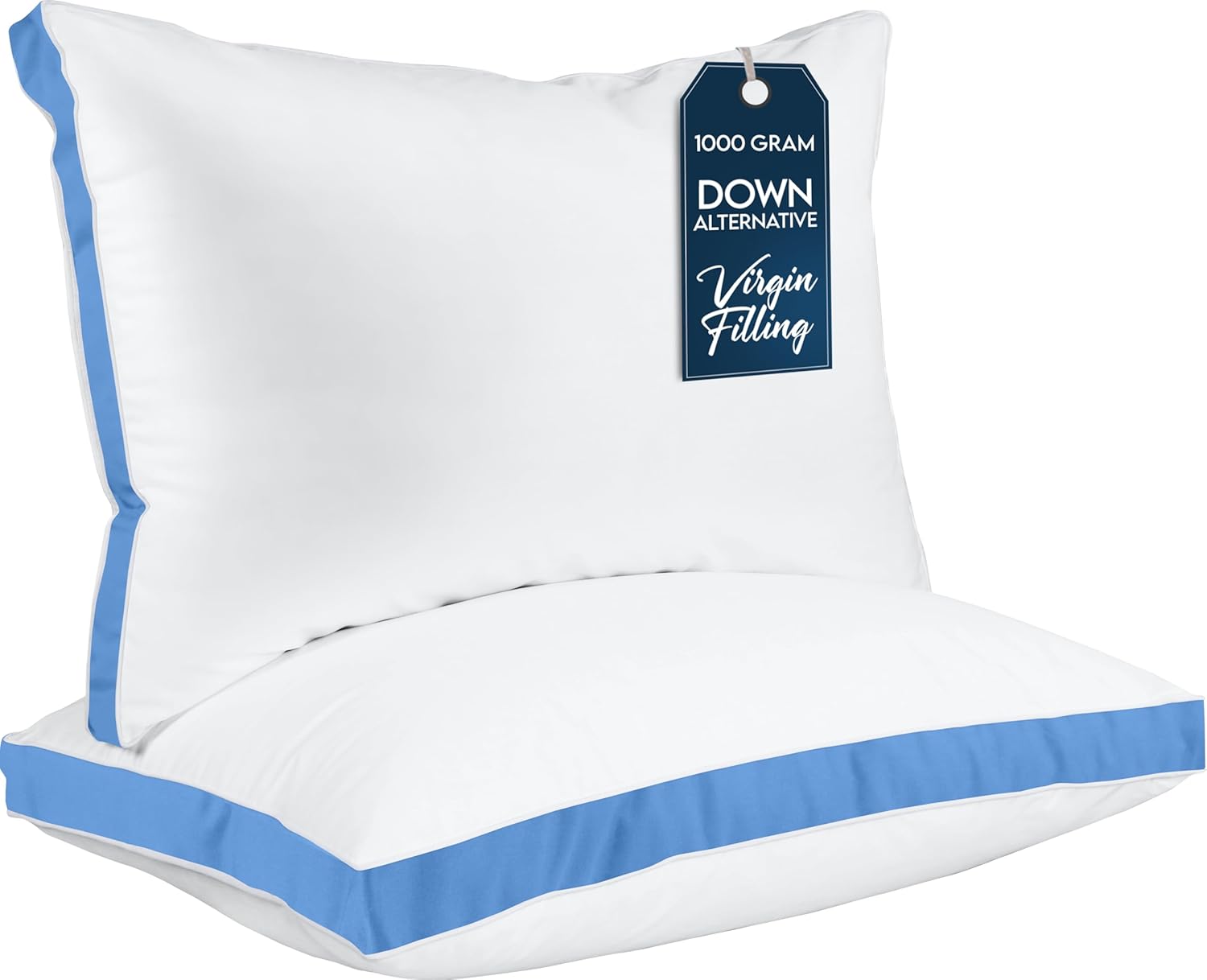 Utopia Bedding Gusseted Pillows Set of 2 Queen Size