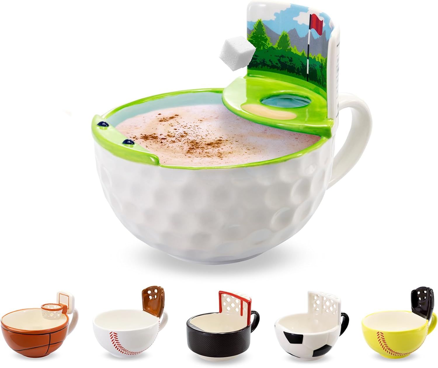 MAX'IS Creations Interactive Sports Mugs - Fun Gifts