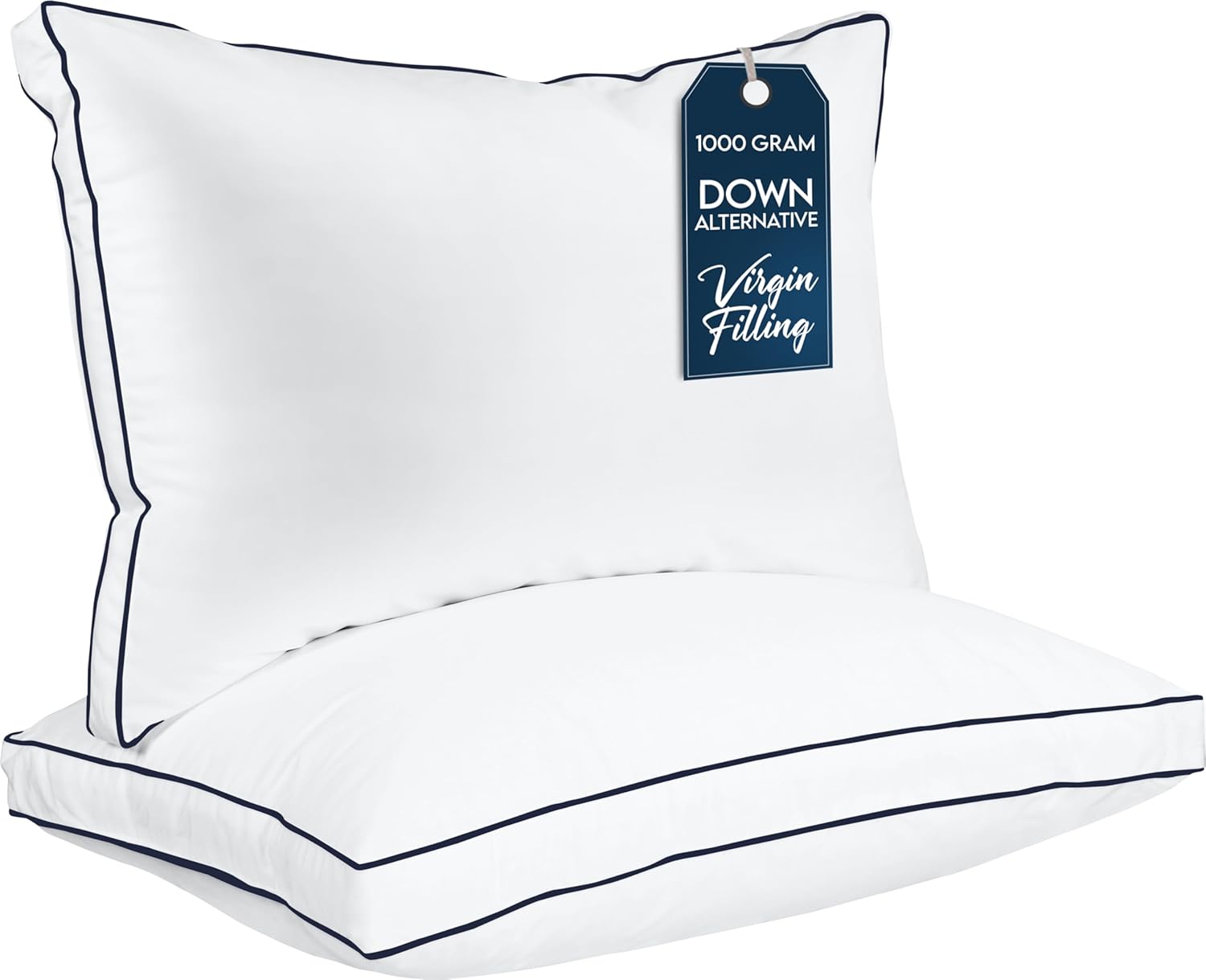 Utopia Bedding Gusseted Pillows Set of 2 Queen Size