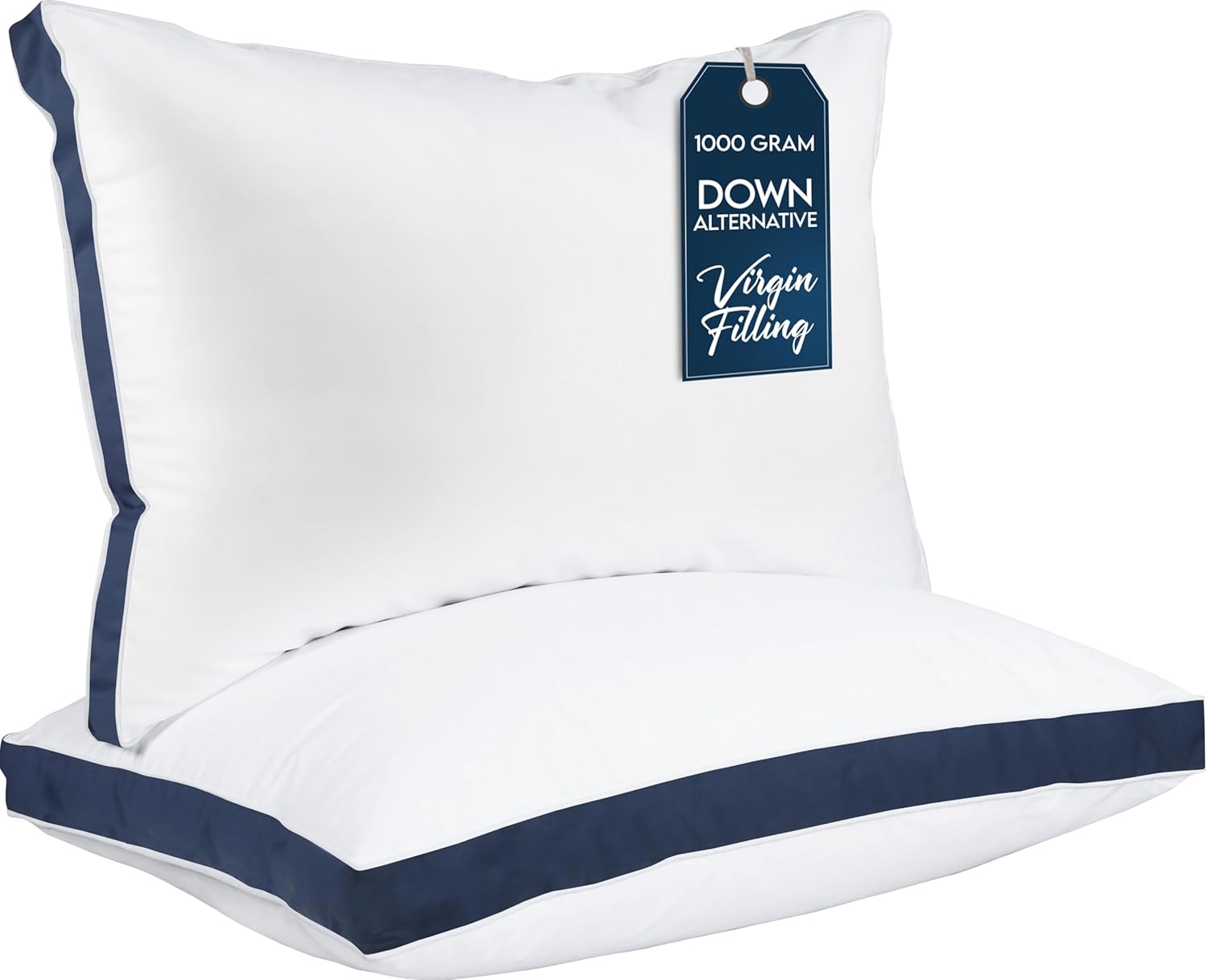 Utopia Bedding Gusseted Pillows Set of 2 Queen Size