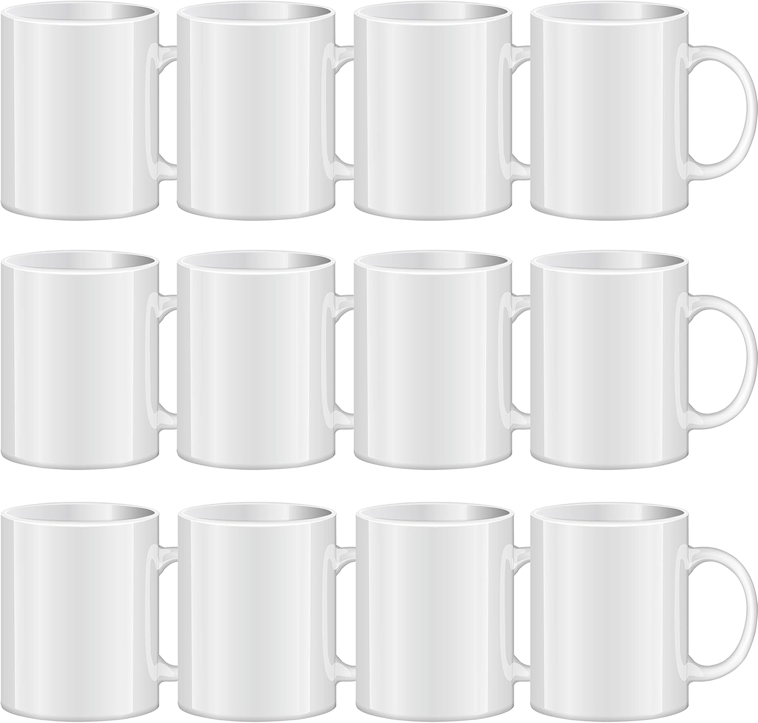 Sublimation Mugs Blank 11oz - Bulk Ceramic Cups