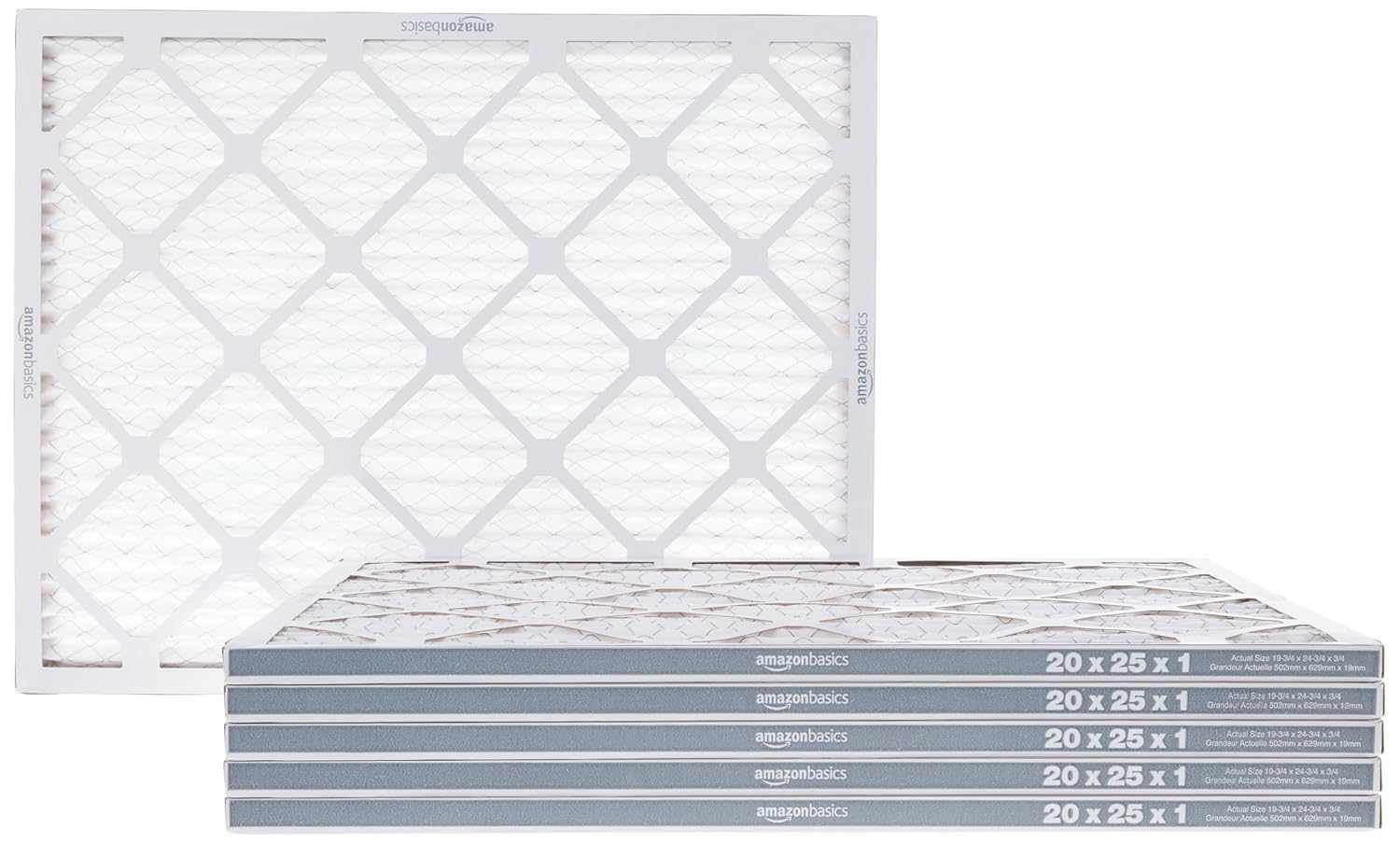 Amazon Basics MERV 8 AC Furnace Filters (6-Pack)