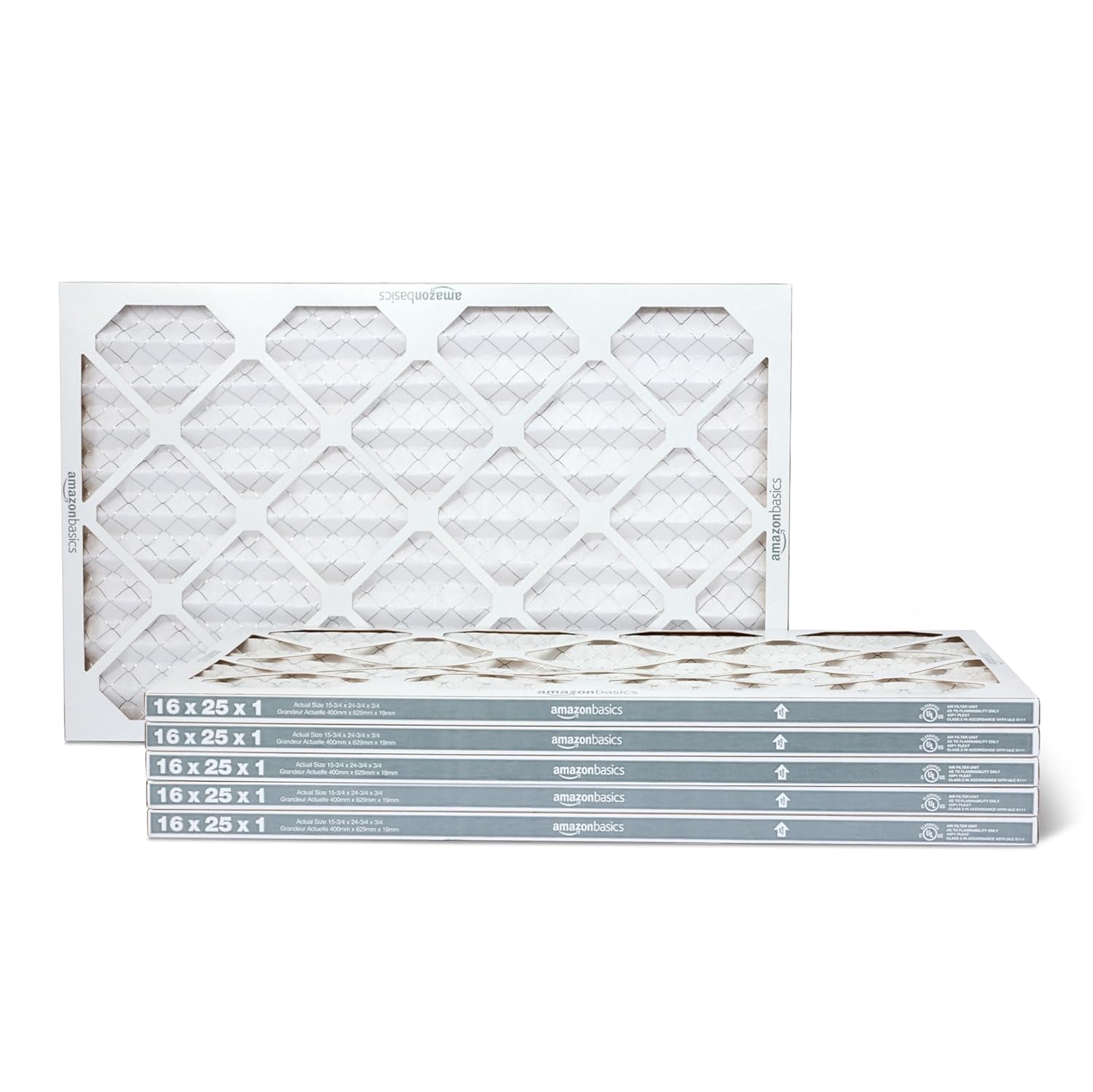 Amazon Basics MERV 8 AC Furnace Filters (6-Pack)