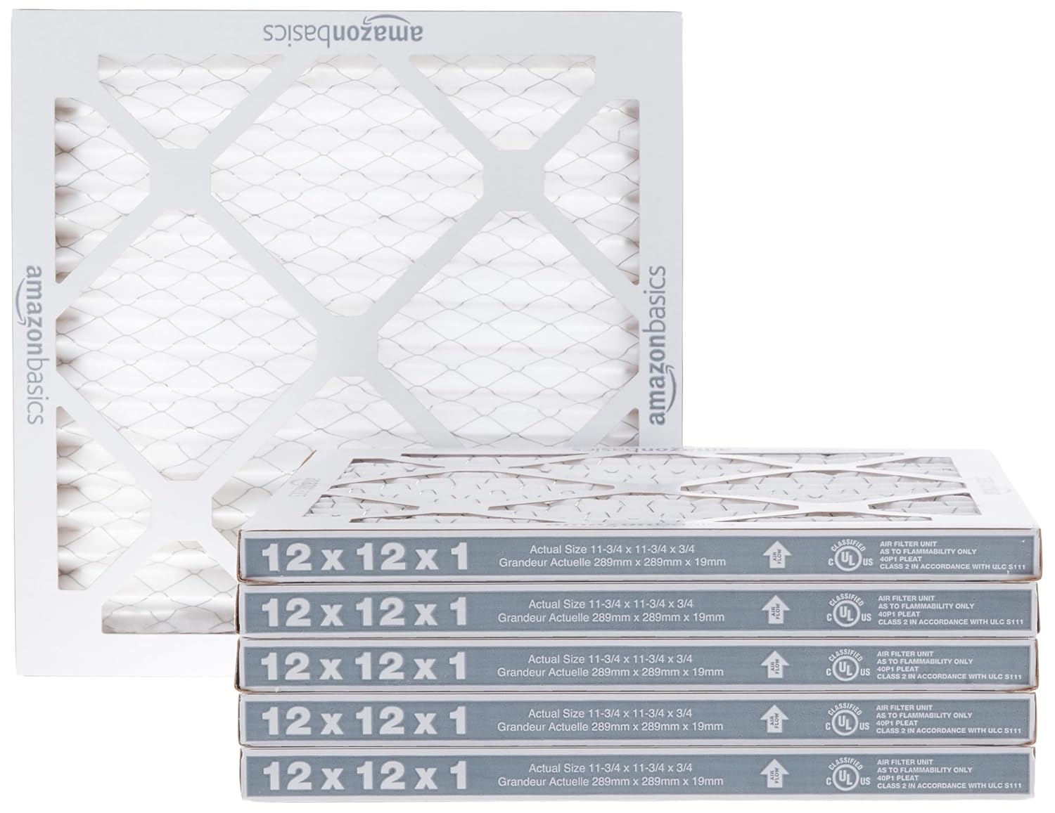 Amazon Basics MERV 8 AC Furnace Filters (6-Pack)