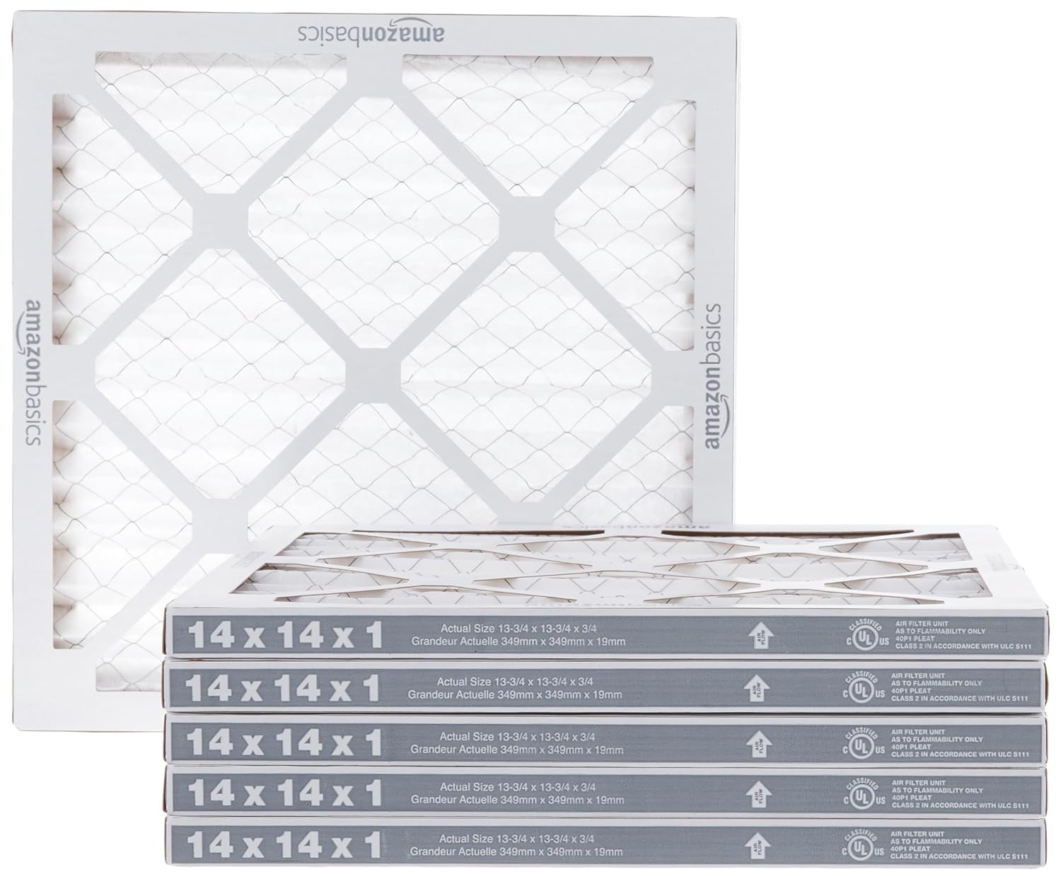 Amazon Basics MERV 8 AC Furnace Filters (6-Pack)
